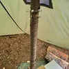 Anti-Scald Camping Tent Stove Chimney Fireproof Ribbon with Adjustable Clamps