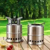 Portable picnic folding wood stove camping outdoor stove wood stove