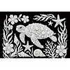 uk.everydayedeals DIY Pearl Painting With Frame - Handmade Self-Adhesive Pearls - Turtle(20*30cm)