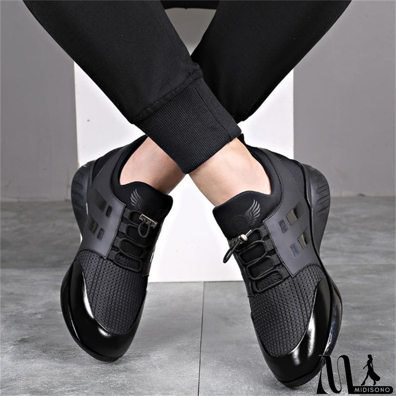 MidiSono - Casual Breathable Internal Increase Ava Sneakers for Men