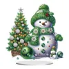 DIY Winter Snowman Diamond Painting Ornaments（Single Sided)