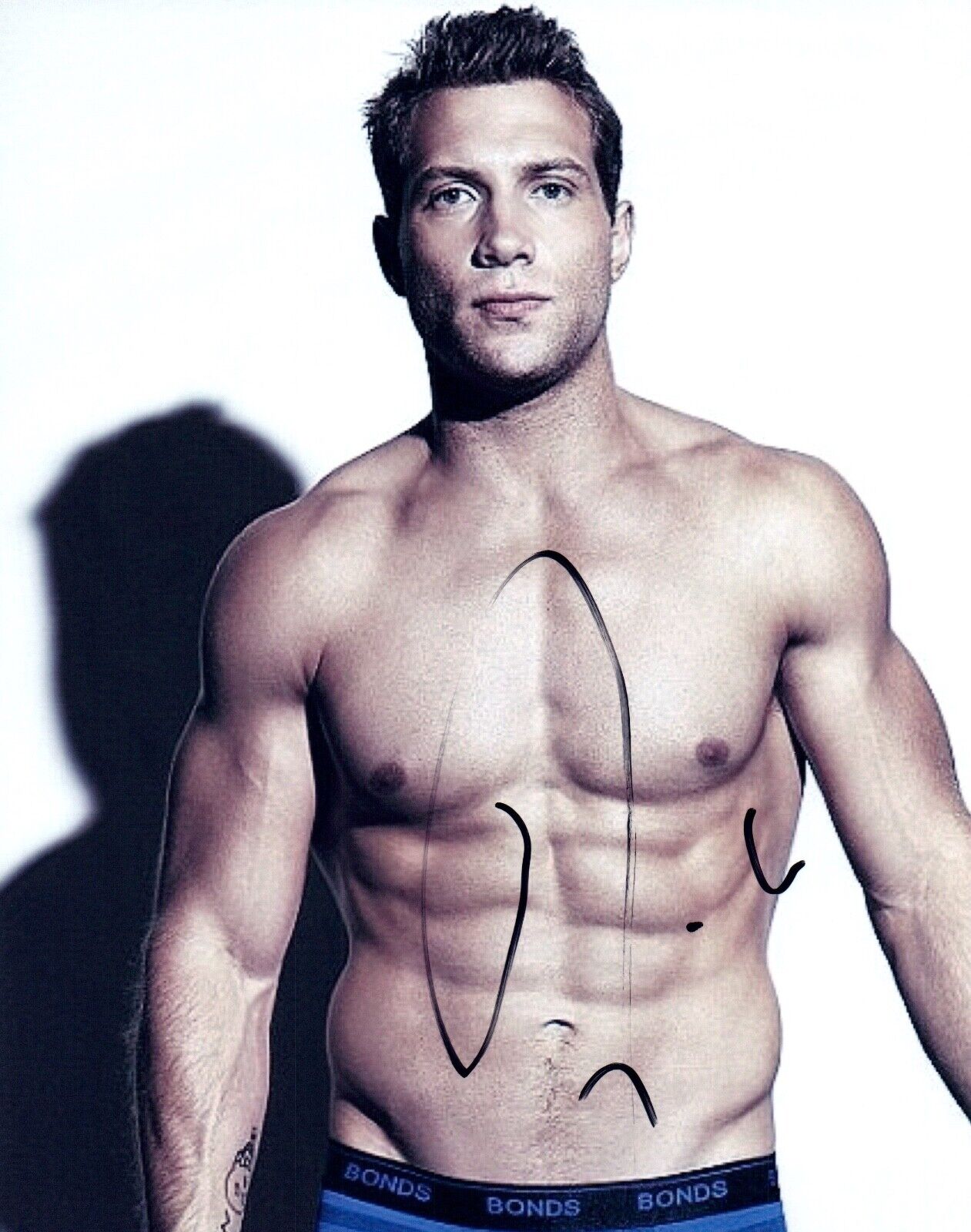 Jai Courtney Signed Autographed 8x10 Photo Poster painting Hot Sexy Actor Shirtless Pose COA