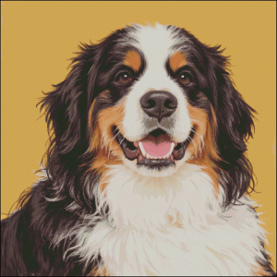 [ZZ7266-Bourne Mountain Dog]  Painting Fairy Cross Stitch