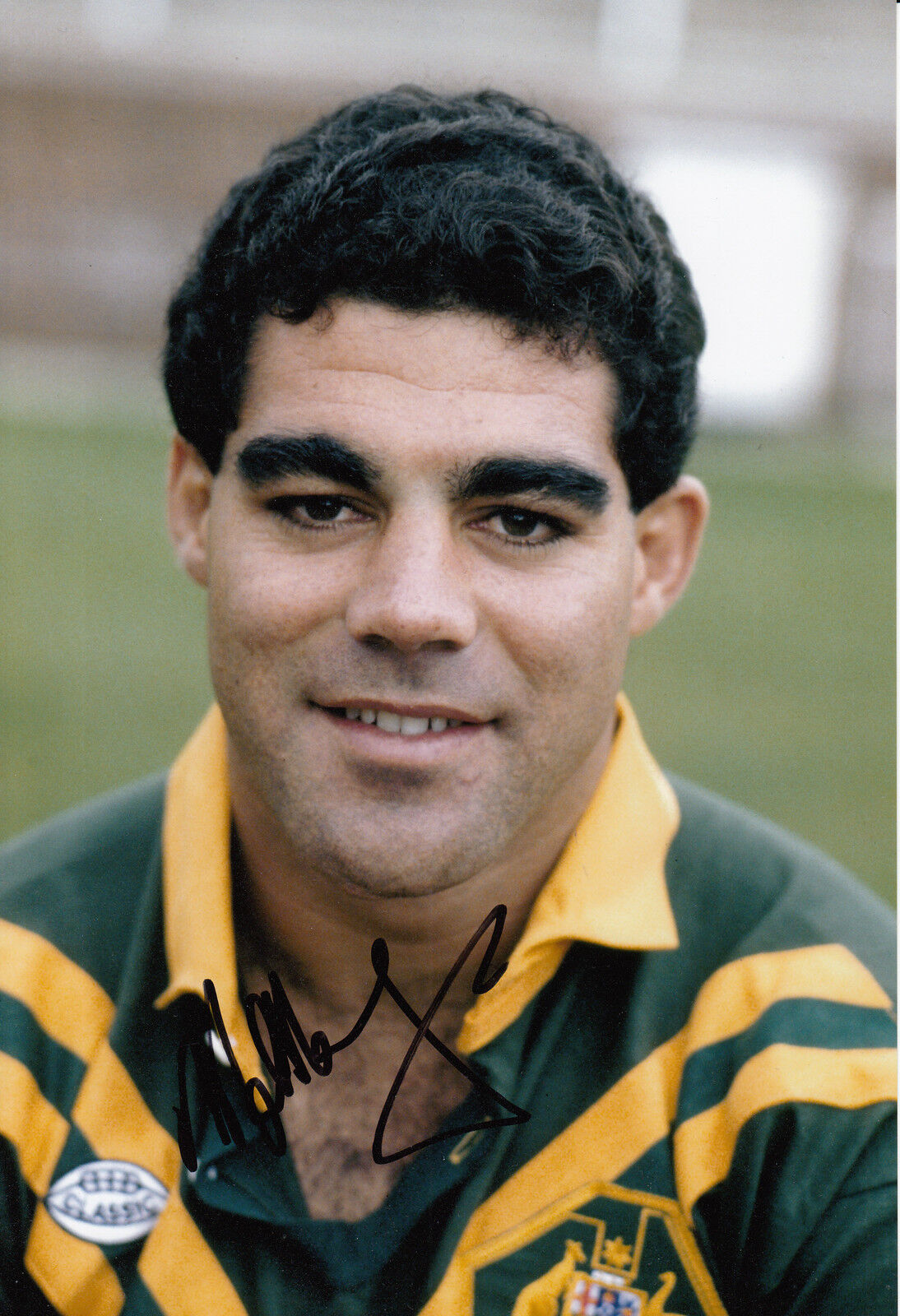 Australie Mal Meninga Main Signé 12x8 Photo Poster painting 1