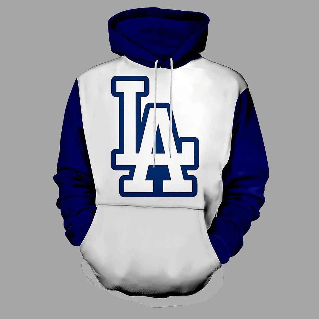  Los Angeles Dodgers Printed long-sleeved hoodie