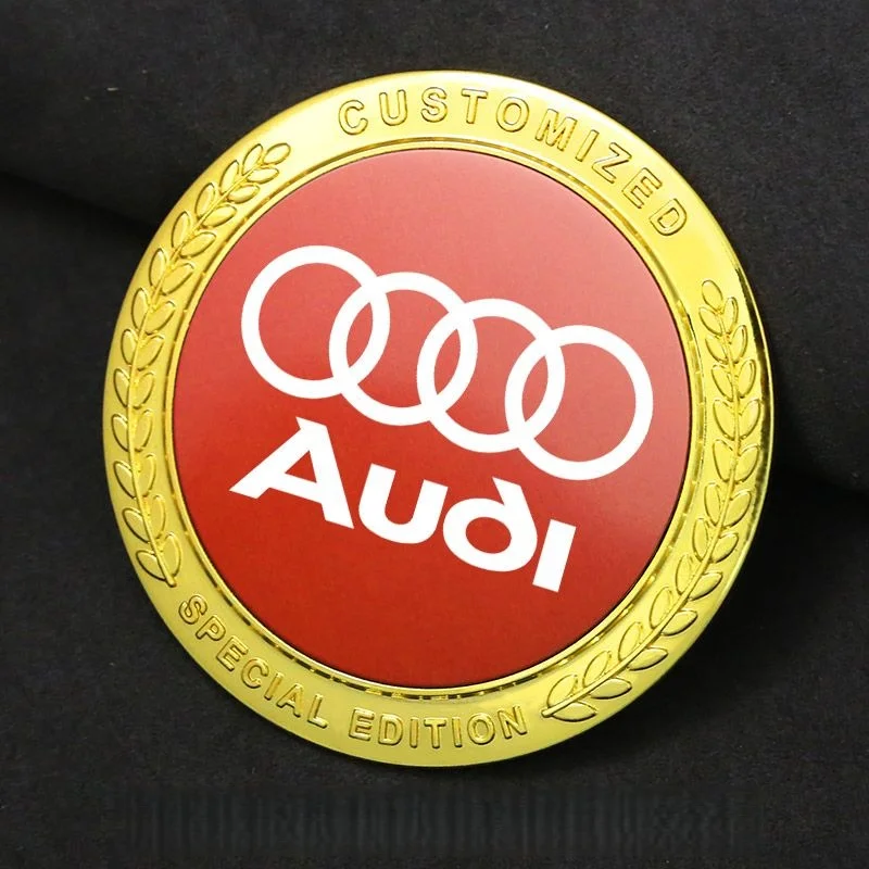 Triangle window side sticker, metal non-fading car stickers decorative stickers