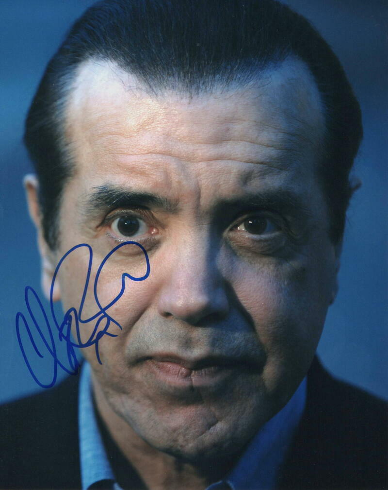 CHAZZ PALMINTERI SIGNED AUTOGRAPH 8x10 Photo Poster painting - A BRONX TALE, ANALYZE THIS STAR