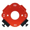 Woodworking Router Templates R10-R25/R30-R50 Radius Jig Arc Angle Template