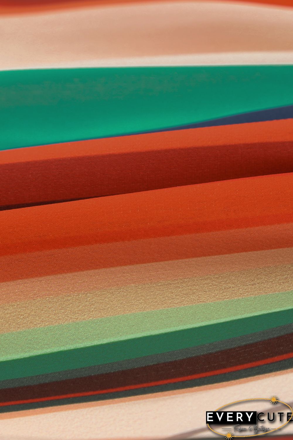 Serape Striped Leopard Mini Dress