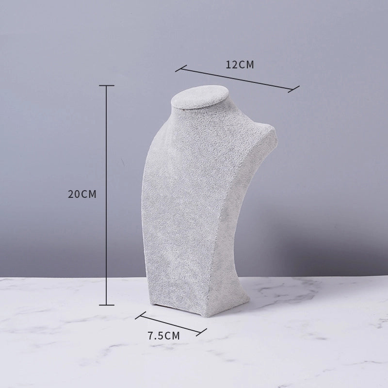 1 Piece Velvet Minimalist Solid Color Jewelry Display