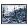 Winter Night - 14CT Stamped Cross Stitch 54*43cm/21.26*16.93in