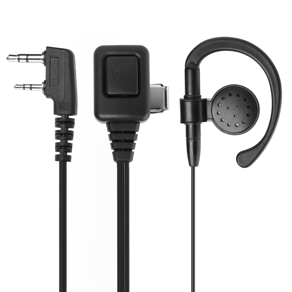 

QX-107 K-Plug Wired PTT Walkie Talkie Headset Earpiece for Baofeng Kenwood, 501 Original