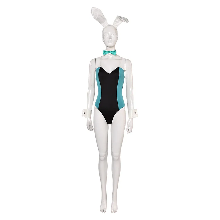 Mv Rivals (2024) Luna Snow Green Black Bunny Sexy Outfits Cosplay Costume
