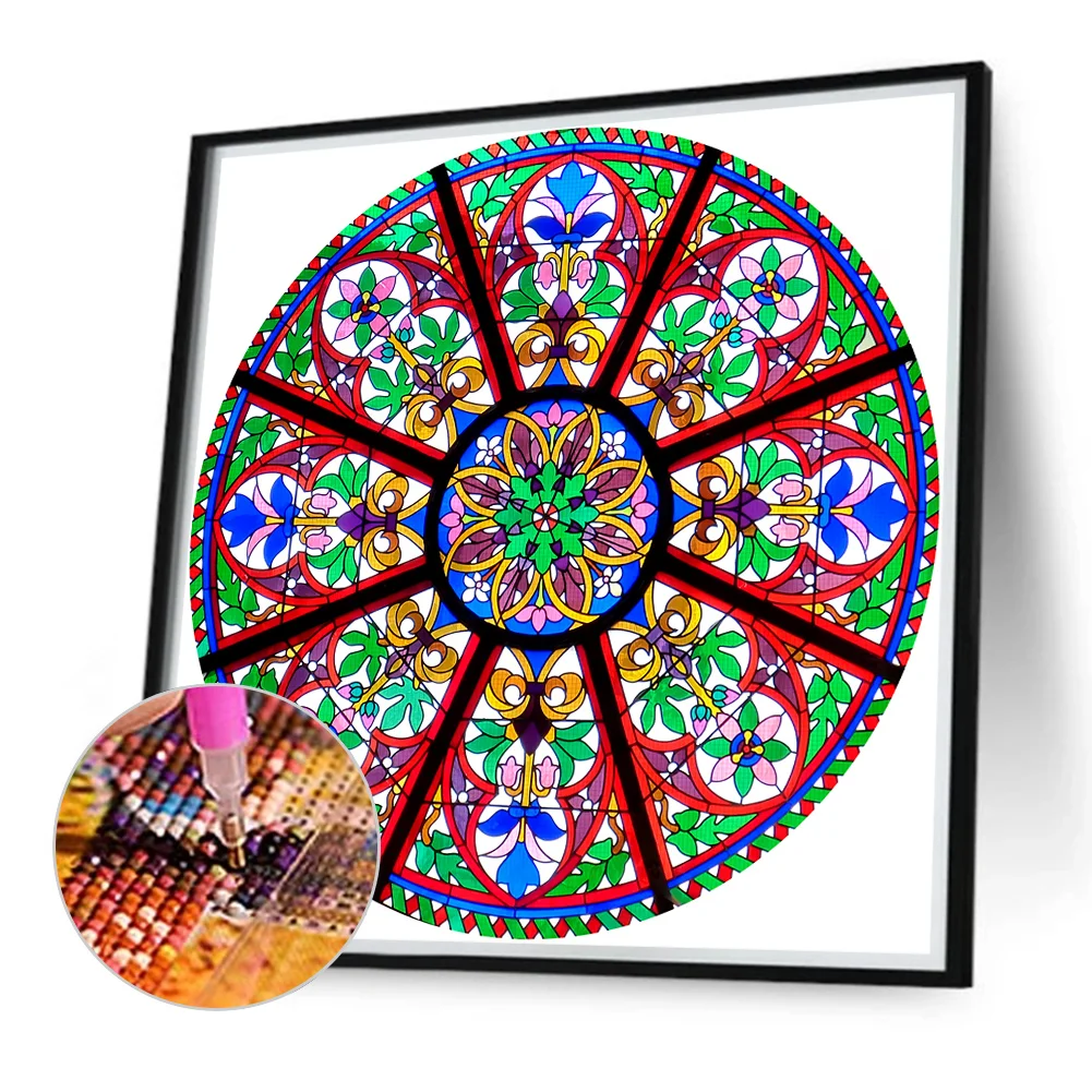 Full Round Diamond Painting 40*40cm - Mandala