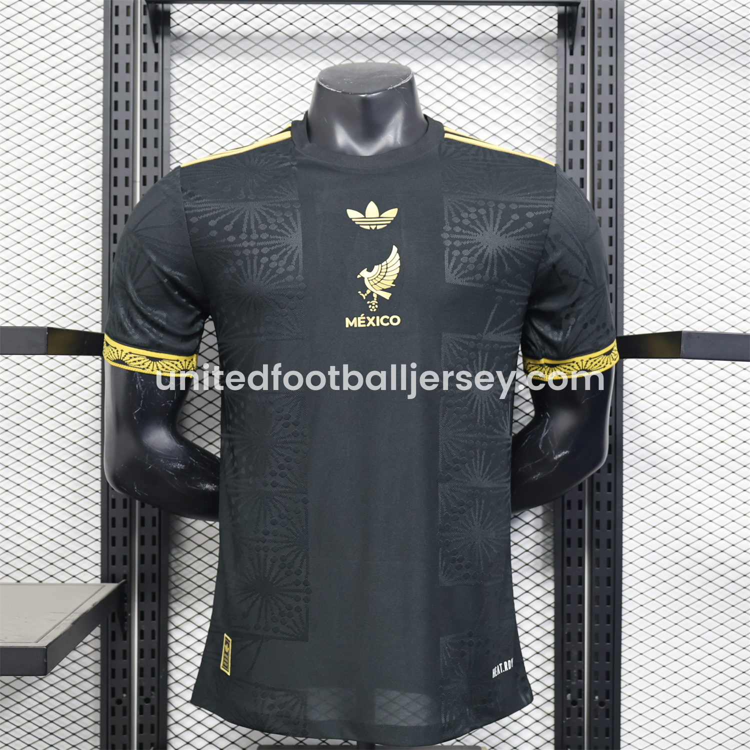 Mexico 2025 Gold Cup Home Black Jersey - Player Version