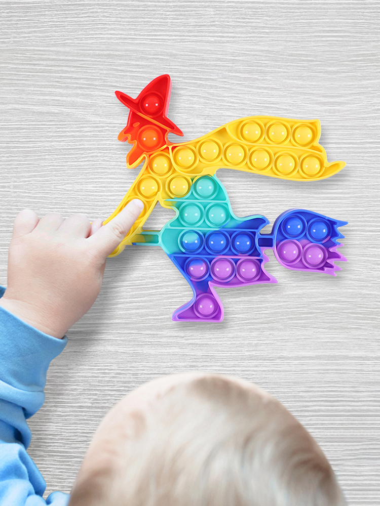 

Helloween Witch Silicone Push Bubble Fingertip Toys Decompression Crafts, 501 Original