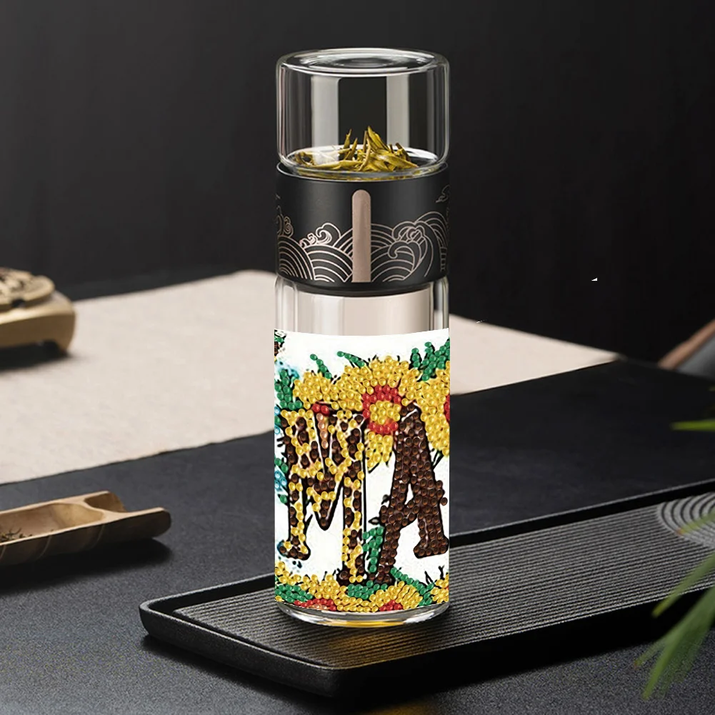 4pcs DIY Dreamcatcher Rhinestone Stickers Diamond Painting Sticker for Cup(Without Cup)