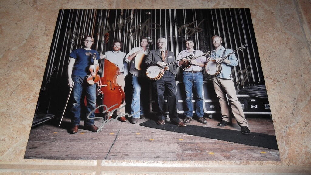 Steve Martin Canyon Rangers Band Signed 11x14 Live Concert Music Photo Poster painting F2