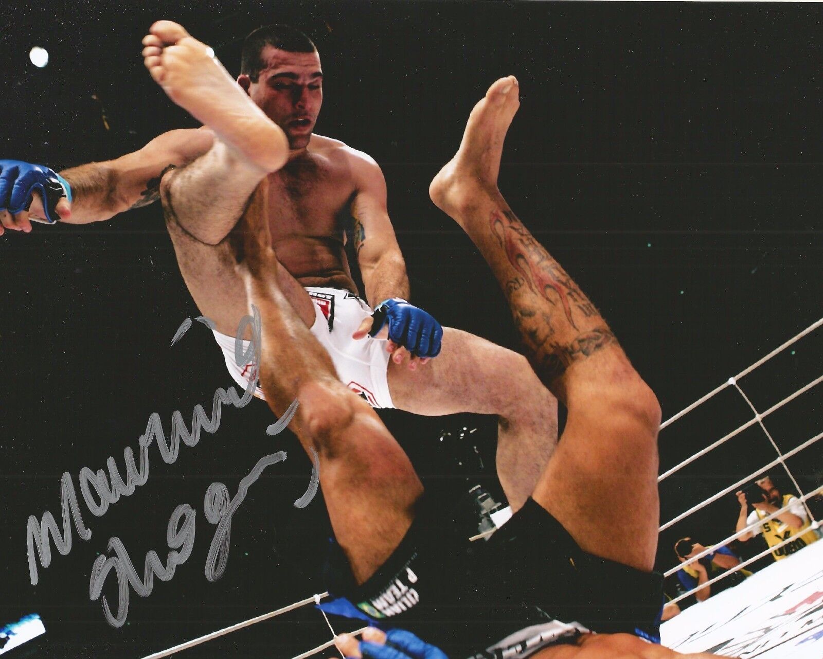 MAURICIO SHOGUN RUA SIGNED UFC-PRIDE 8x10 Photo Poster painting #3 w/COA - FULL NAME AUTOGRAPH