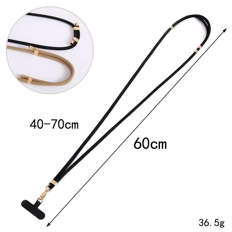 Minimalist Solid Color Nylon Mobile Phone Chain