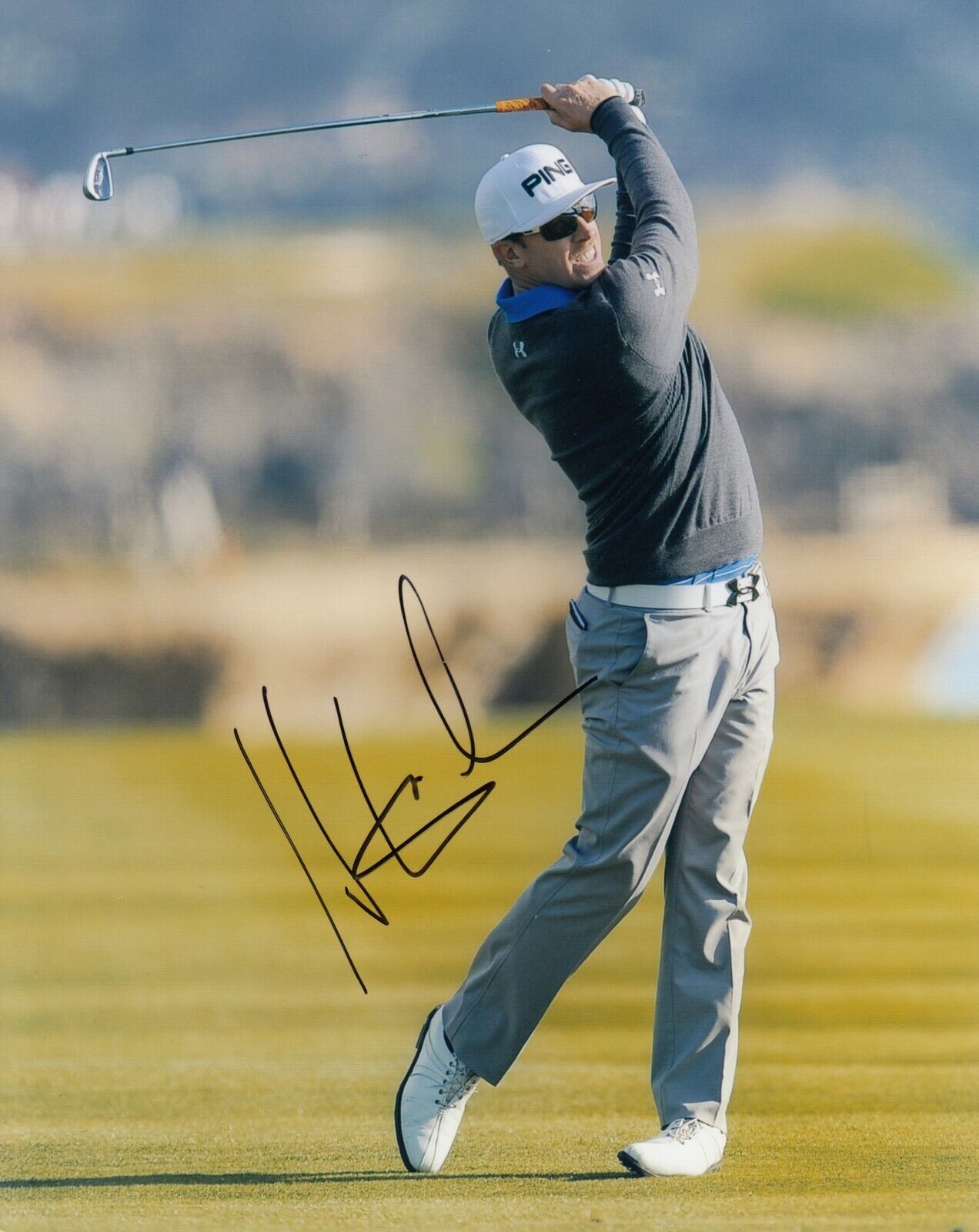 Hunter Mahan #0 8x10 Signed Photo Poster painting w/ COA Golf