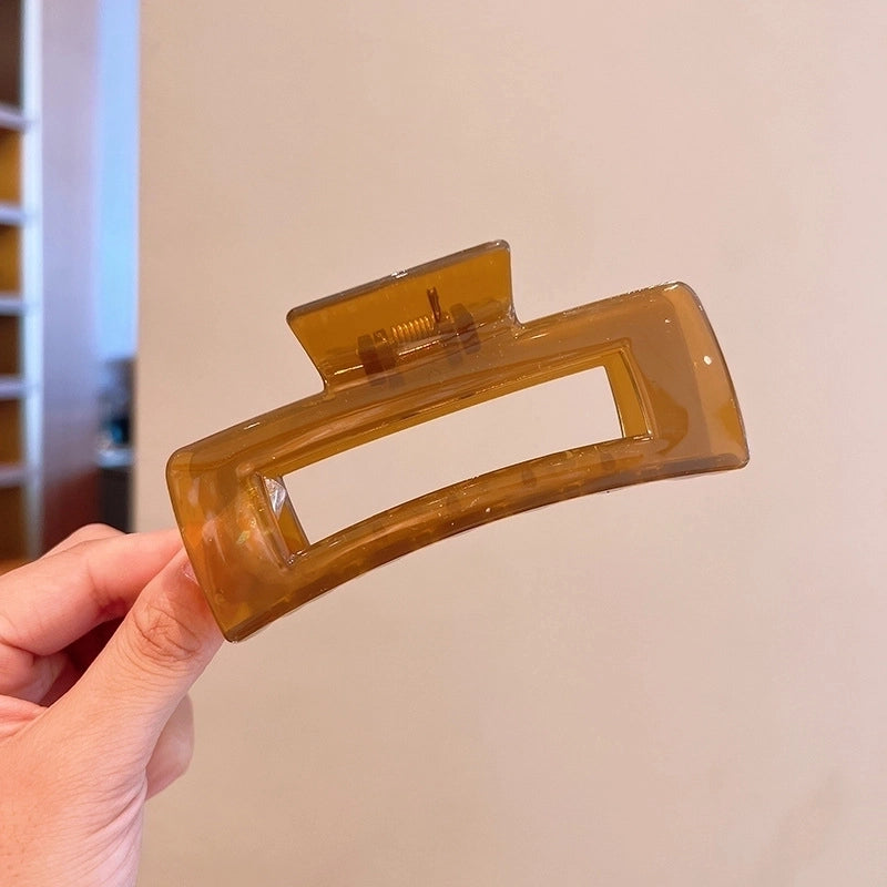 Grip Frosted New Hairpin Back Head Large Transparent Hair Claw Shark Clip Hairware Hairpin Hair Clip Female Summer