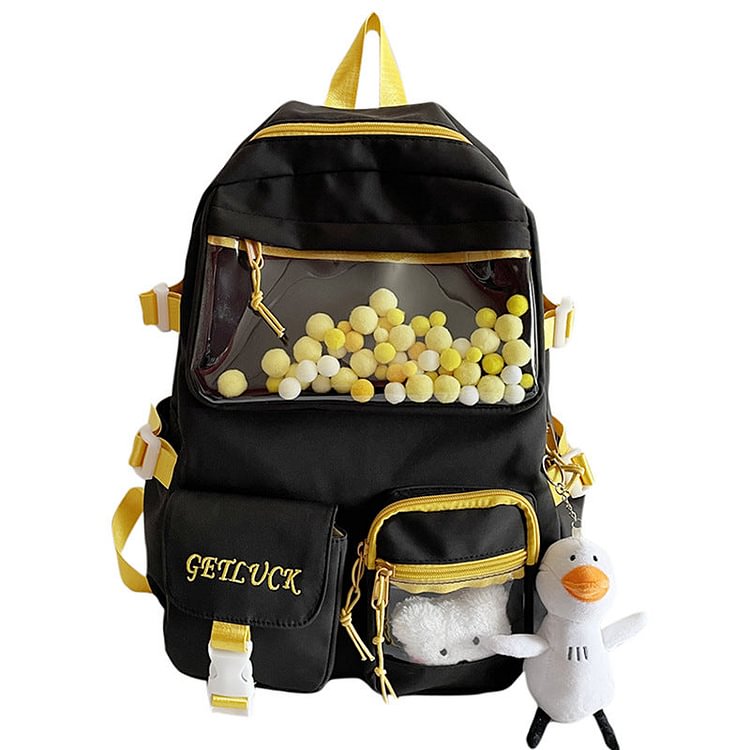 Double Clear Window Backpack