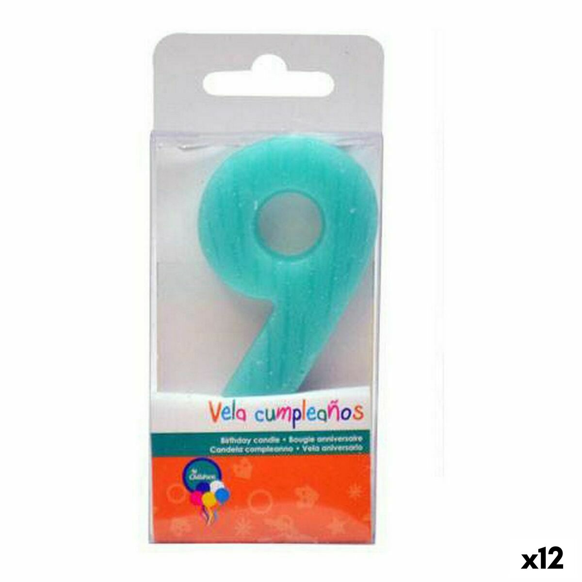 Candle N&ordm; 9 Birthday (12 Units)