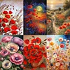[Multi-Style]Chemin parmi les fleurs-plein rond diamant peinture-30 * 40cm