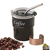 Coffee Tumbler with Lid, Travel Coffee Mug - 300ml Stainless Steel Mug for Coffee - Space Saving Tumbler for Hot and Cold Beverages Tea, Cocoa, Milk, Juice, Coffee