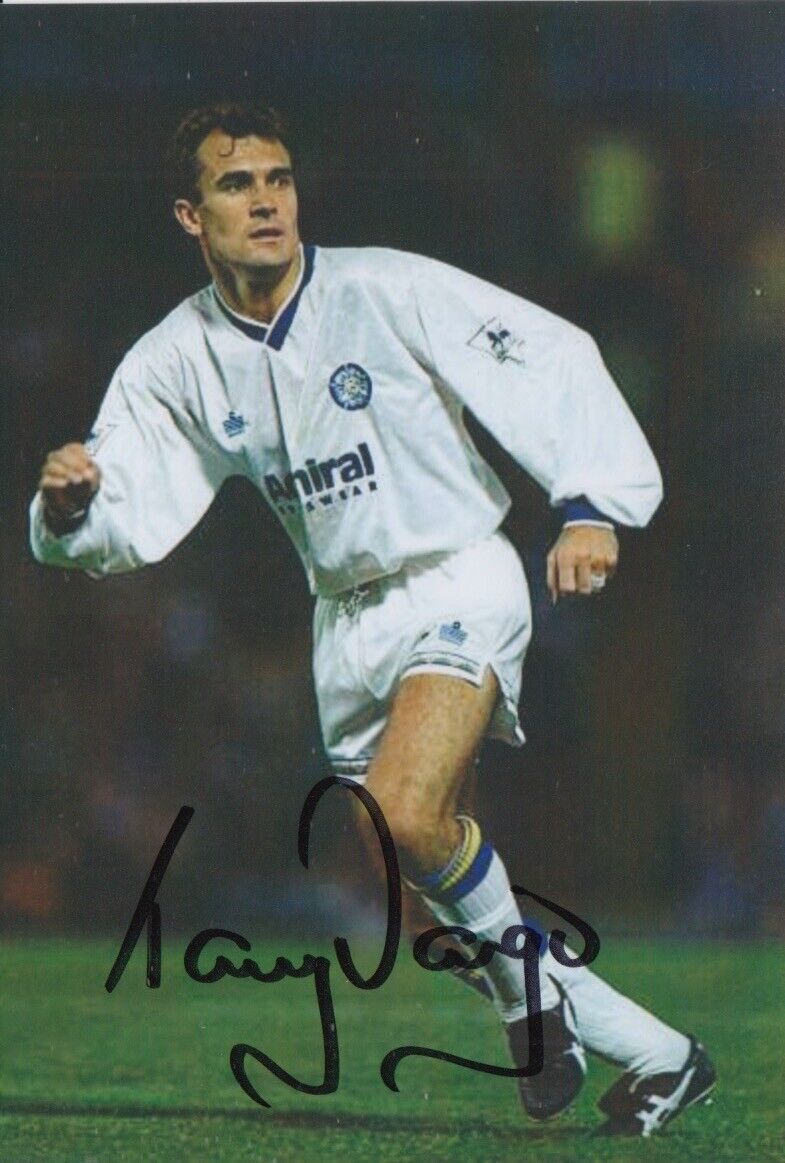 TONY DORIGO HAND SIGNED 6X4 Photo Poster painting LEEDS UNITED FOOTBALL AUTOGRAPH 9