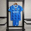 2023/2024 Al Hilal Home Football Shirt Kids Size 1:1 Thai Quality