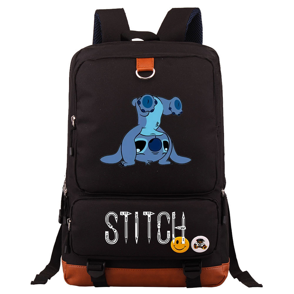 Lilo & Stitch Large Capacity Square Backpack - Fits 15-Inch Laptop - Perfect for School-Mayoulove