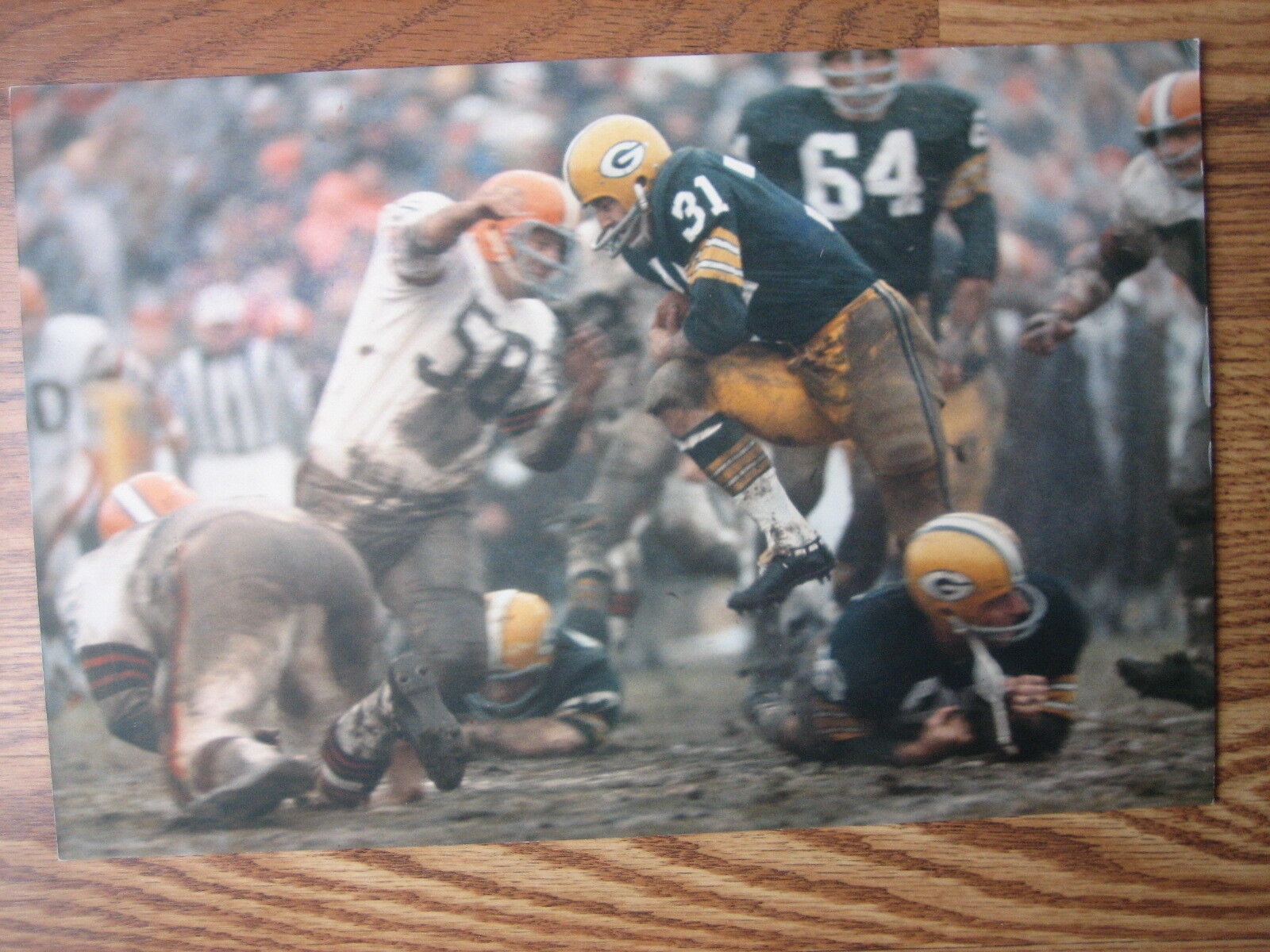 Arthur Rickerby Press Original Photo Poster painting 9 x 13 3/4 Jim Taylor Green Bay Packers