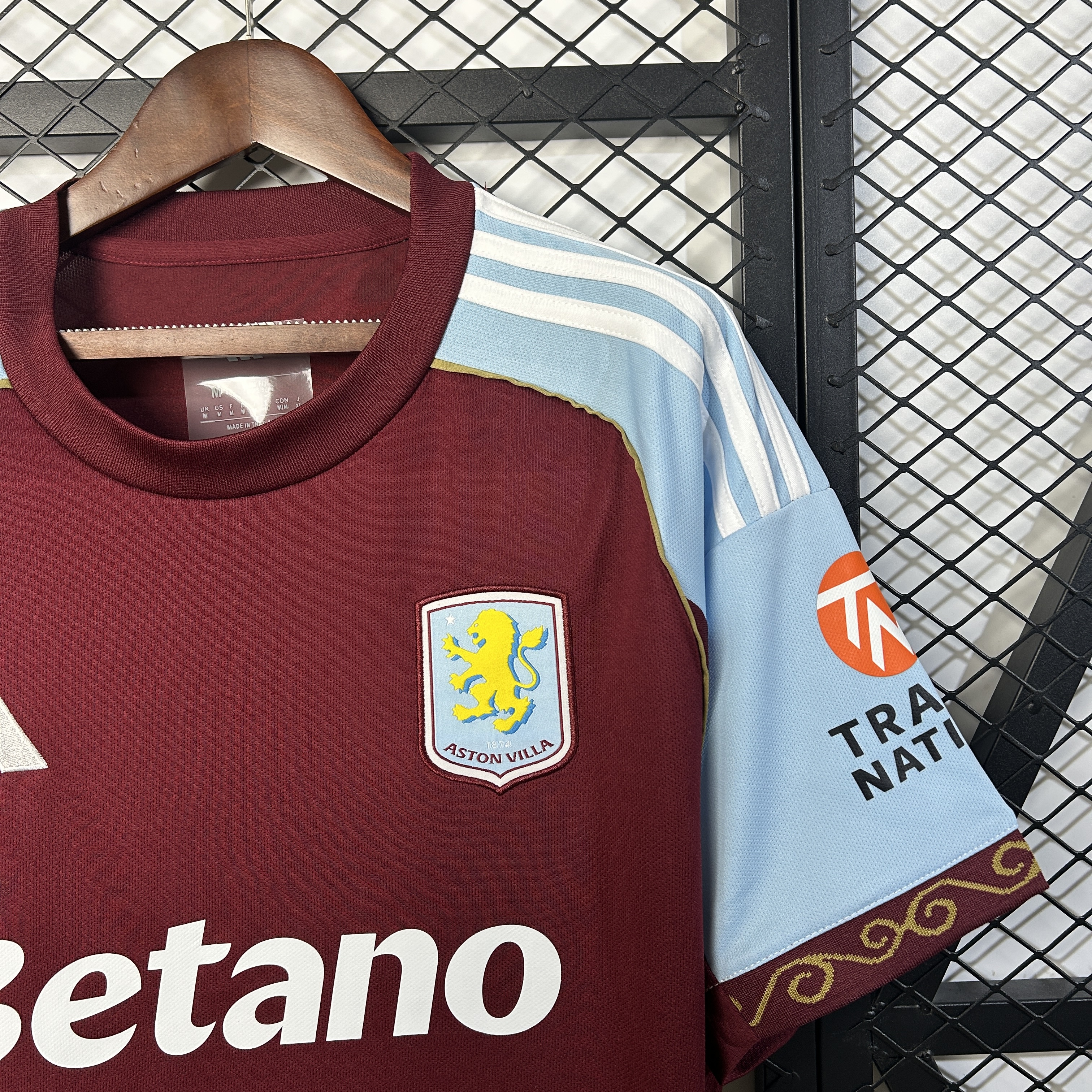 25/26 Aston Villa Home Football Shirt 1:1 quality