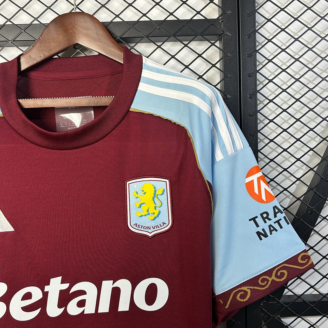 25/26 Aston Villa Home Football Shirt 1:1 quality