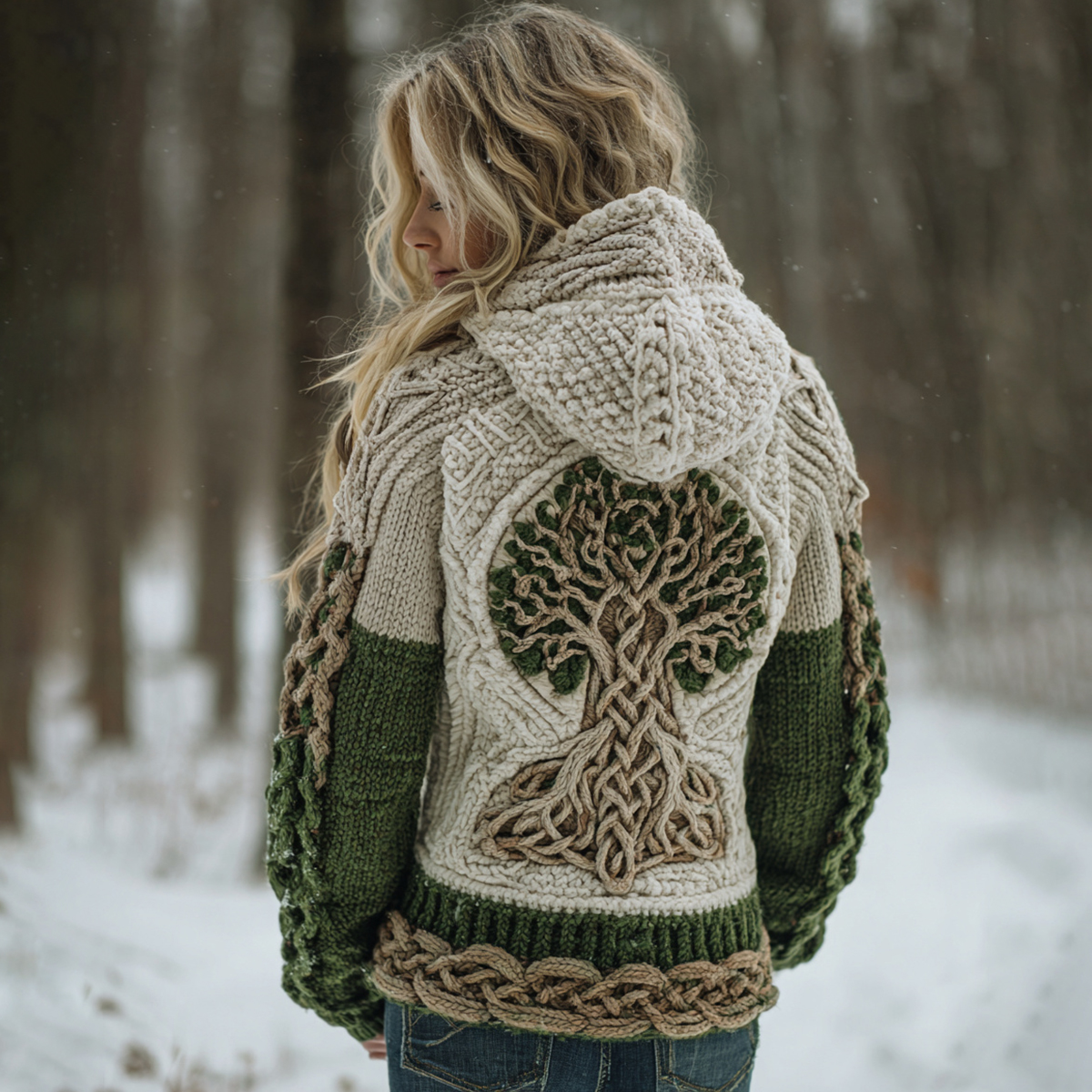 最終価格！ andmary Eve knit nordic hoodie andmary Eve knit nordic hoodie 上下セット - メルカリ