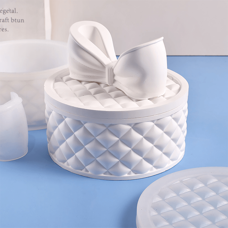 Bow Large Storage Box Silicone Mold