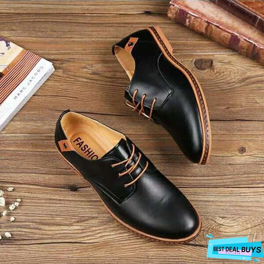 Men's Derby Shoes Spring / Summer / Fall Vintage / British Daily Outdoor Office & Career Oxfords Golf Shoes Pu Non-Slipping Wear Proof Booties / Ankle Boots Yellow / Black / Dark Blue