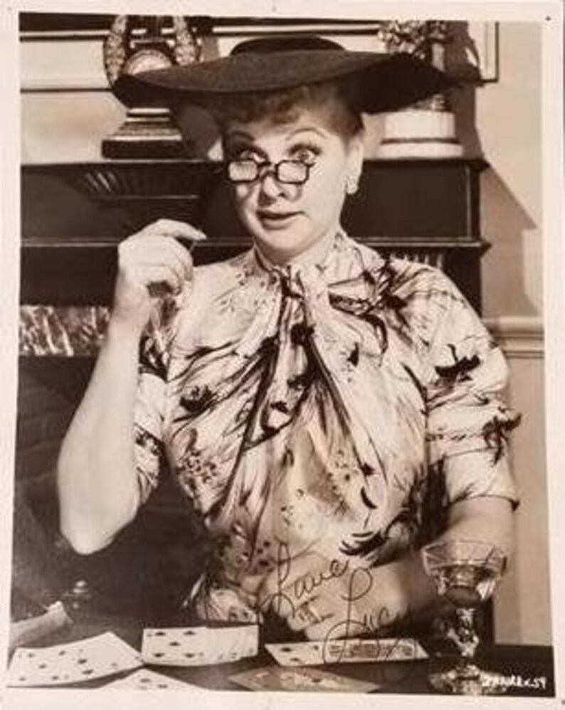 LUCILLE BALL Hand-Signed Autographed 8x10 Photo Poster painting wCOA