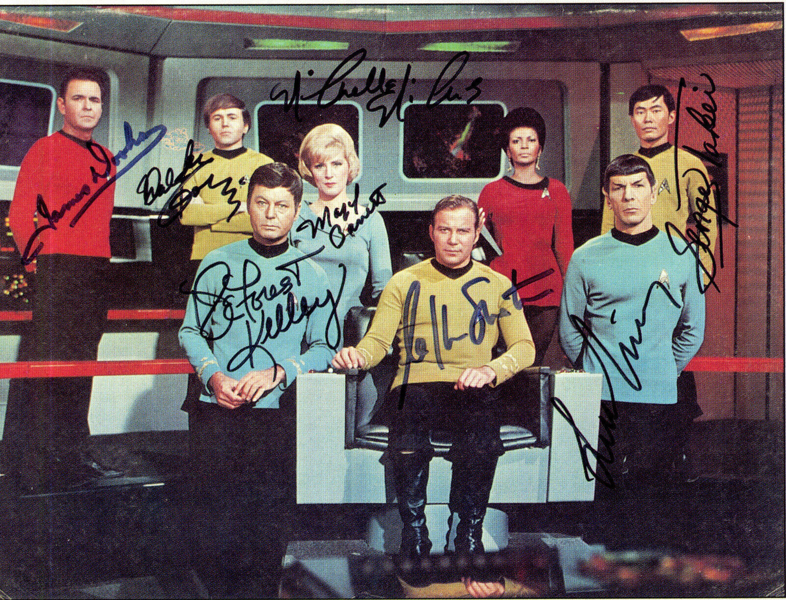 STAR TREK Cast Autographed Photo Poster paintinggraph - TV Actors & Actresses - Preprint