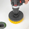 3Pcs Power Scrubber Drill Brush Attachment Set Electric Cleaning Scrub Brush Kit