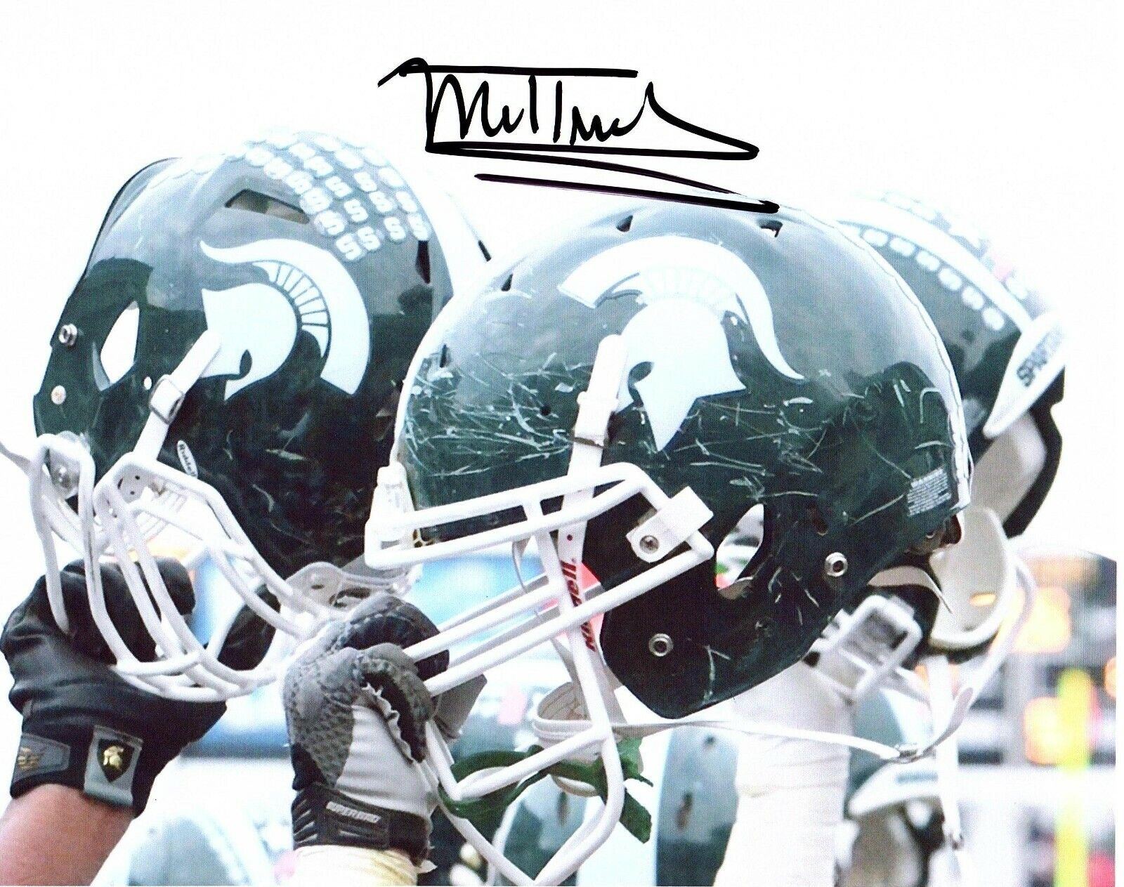 Mel Tucker Michigan State Football reprinted autographed signed 8X10 Photo Poster painting MSU