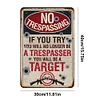 No Trespassing - Vintage Metal Signs(8*12Inch) - Warning
