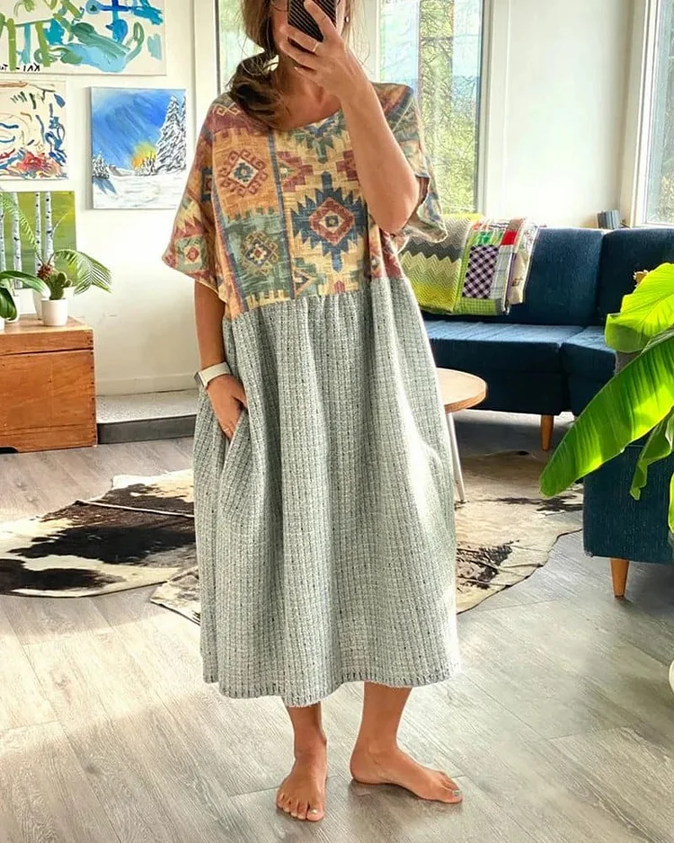 Women's Casual Resort Style Flowing Dress