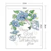Letter Flower-11CT Counted Cross Stitch Kit(22*28cm)