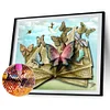 Diamond Painting-DIY Full Round Drill Book Butterfly