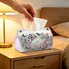Rainbow Butterfly DIY PULeather Diamond Painting Tissue Box for Adults Beginners Gem Art Painting Napkin Holder for Living Room Bedroom Bathroom Table Decor
