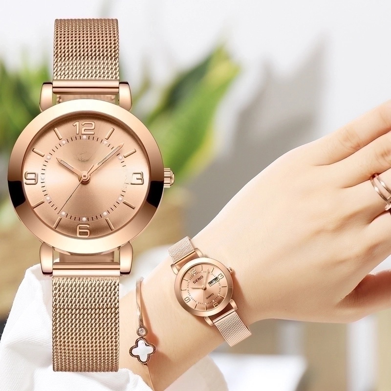 Sweet Geometric Horseshoe Buckle Quartz Women's Watches