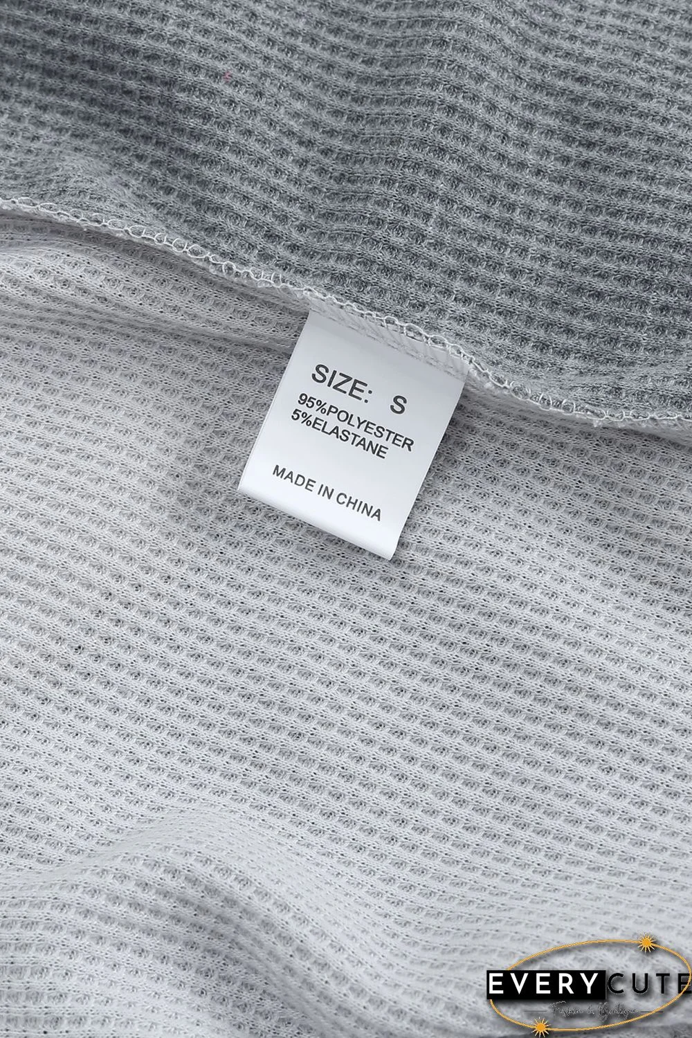 Red Wild Leopard Contrast Sleeve Colorblock Waffle Knit Top